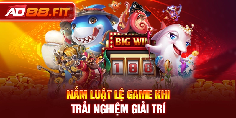 Nắm luật lệ game khi trải nghiệm giải trí